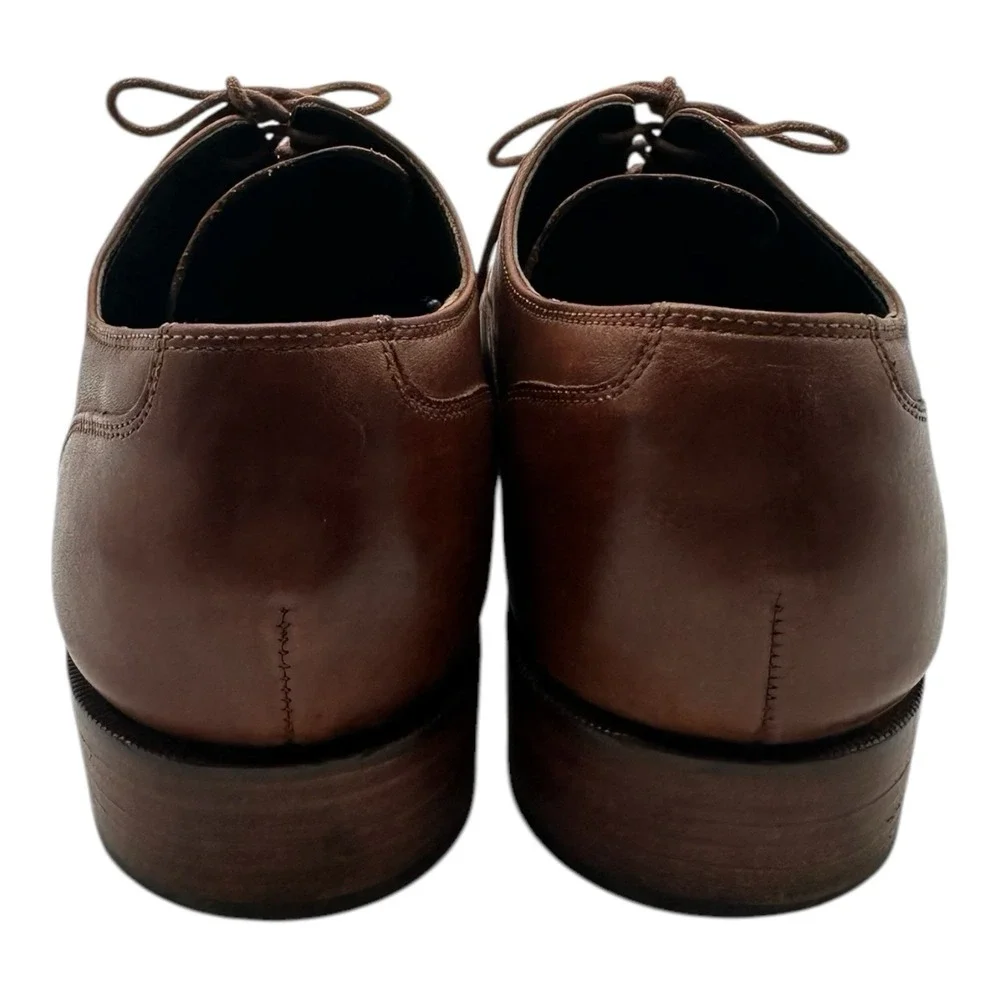 Cole Haan Grand OS Harrison Shoes Mens 9 M Brown‎ Leather Cap Toe Oxfords C24160